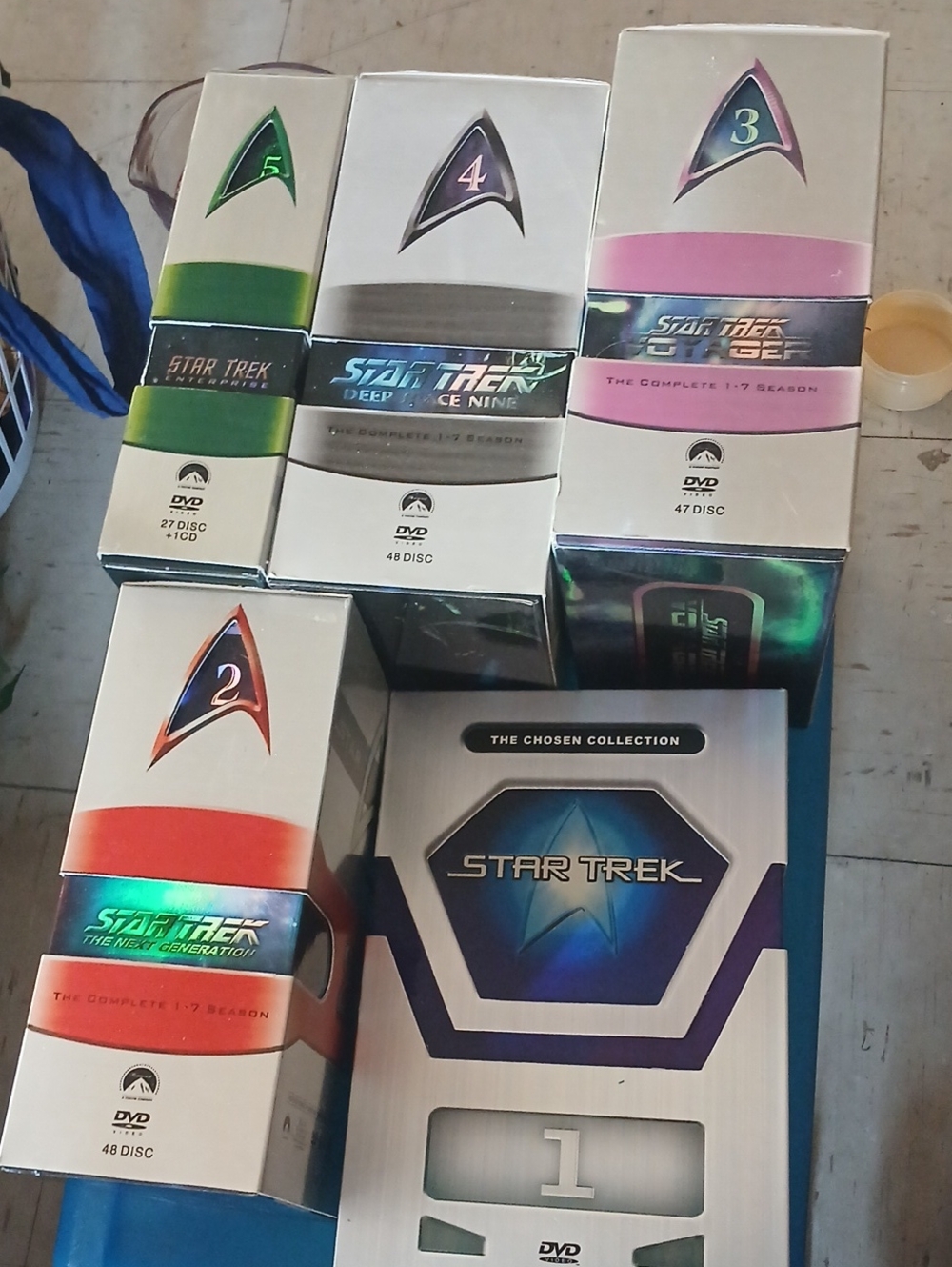 Star Trek The Chosen Collection & Series Box Set - White & Multicolor